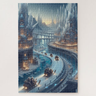Crystal Ice World Fantasy Art