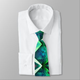 Crystal Jewel Green Emerald Gemstone Mai Geburtsta Krawatte