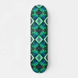 Crystal Jewel Green Emerald Gemstone Mai Geburtsta Skateboard