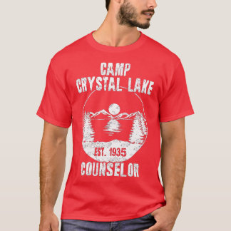 Crystal Lake Counselor Vintag Retro Style  T-Shirt