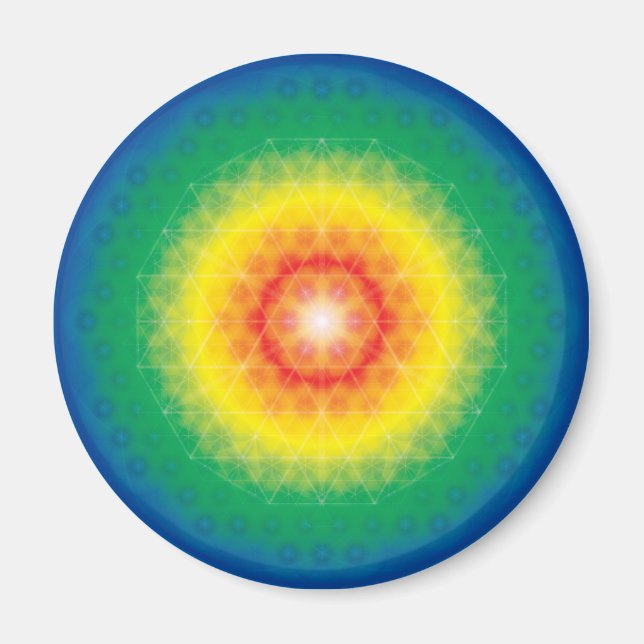 Crystal Mandala Magnet (Vorne)
