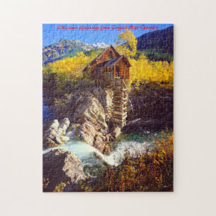 Crystal Mill Colorado. Weihnachtsgrüße