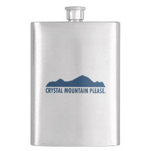 Crystal Mountain Bitte Flachmann