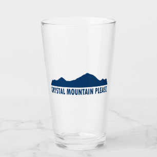 Crystal Mountain Bitte Glas