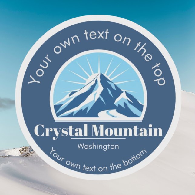 Crystal Mountain Washington Skigebiet Aufkleber (Von Creator hochgeladen)