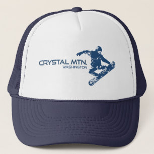 Crystal Mountain Washington Snowboarder Truckerkappe