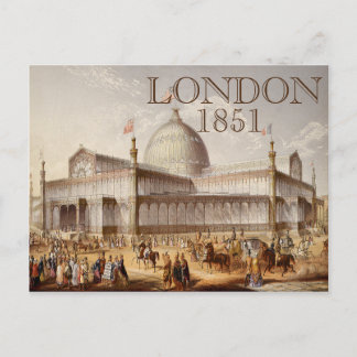 Crystal Palace London World's Fair Postkarte