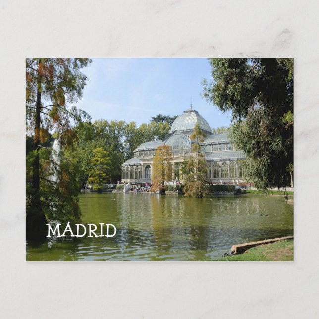 Crystal Palace, Madrid Postkarte (Vorderseite)