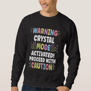 CRYSTAL Personalisierter Name Lustiger Süßer Benut Sweatshirt