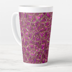 Crystal Pink und Gold Milchtasse