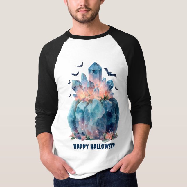 Crystal Pumpkin Halloween T-Shirt (Vorderseite)