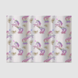 Crystal Rainbow Unicorns Seidenpapier