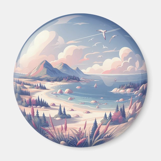 Crystal Serenity Bay Magnet (Vorne)