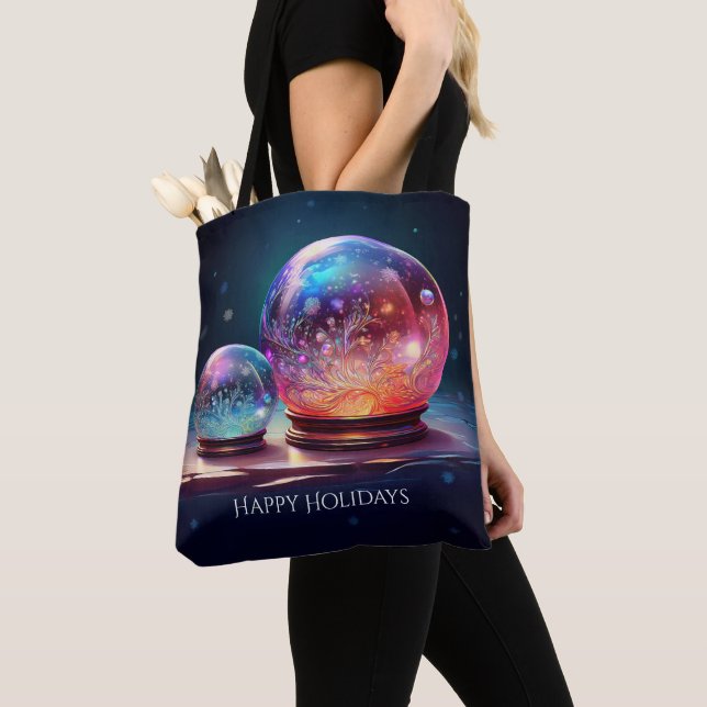 Crystal Snowballs Holiday Tote Bag Tasche (Von Nahem)