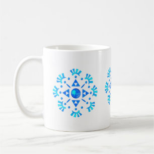 Crystal Snowflake Kaffeetasse