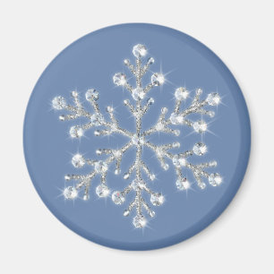 Crystal Snowflake Magnet