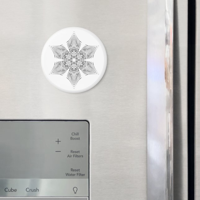 Crystal Snowflake - Magnet (In Situ (Kühlschrank))