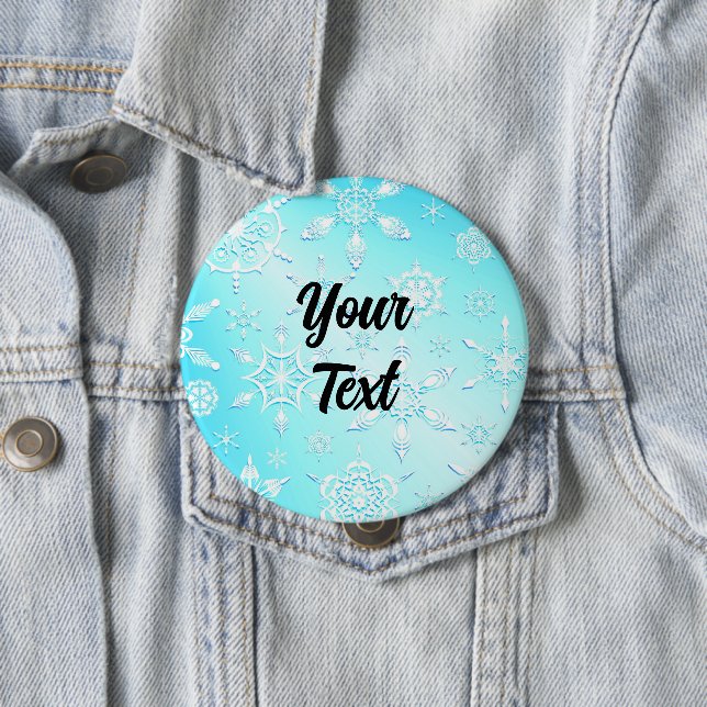 Crystal Snowflakes Pattern Button (Beispiel)