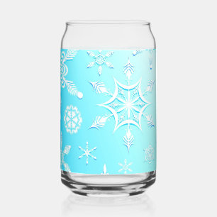 Crystal Snowflakes Pattern Dosenglas
