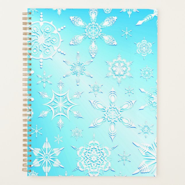 Crystal Snowflakes Pattern Planer (Vorderseite)