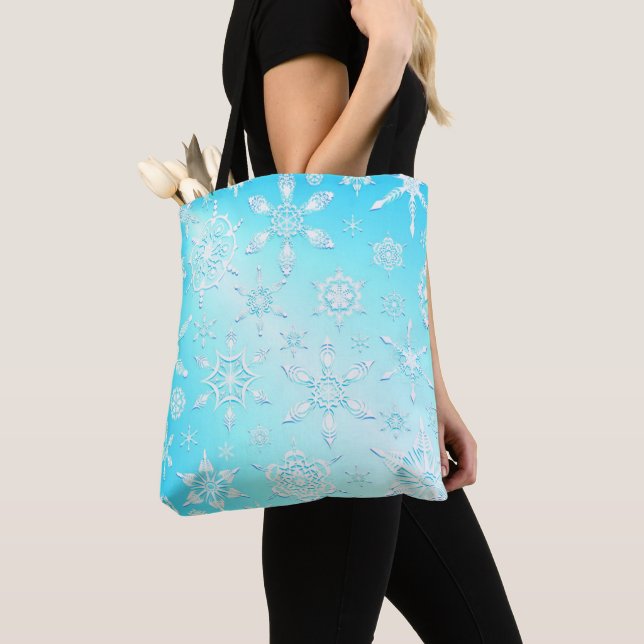 Crystal Snowflakes Pattern Tasche (Von Nahem)