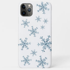 Crystal Snowflakes, weißes iPhone Case