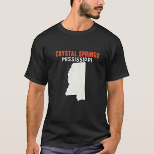 Crystal Springs Mississippi USA Staat America Trav T-Shirt