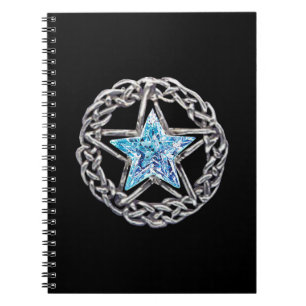 Crystal Star Spiral Notebook Notizblock