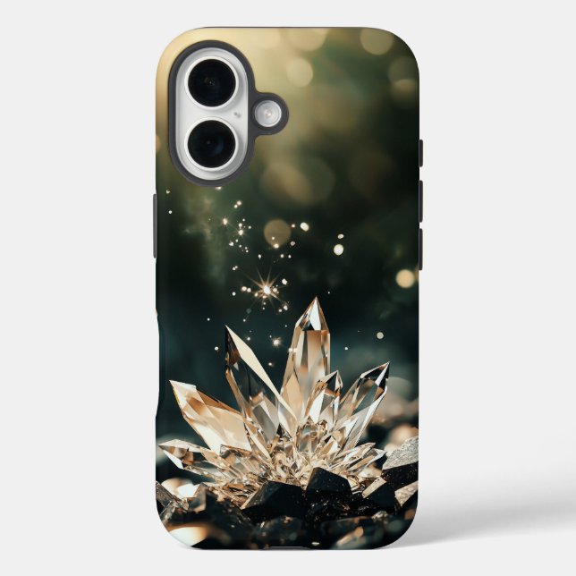 Crystal Stone Sparkle Phone Case - iPhone, Google (Rückseite)