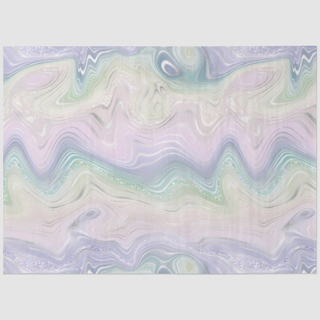 Crystal Strata Serie Design 1 Seidenpapier (Vorderseite)