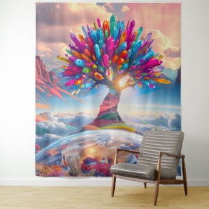 Crystal Sunrise Wandteppich