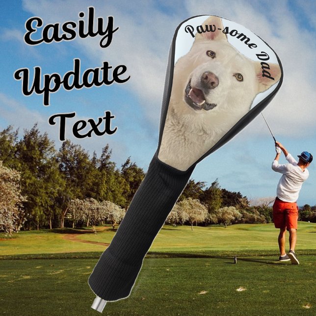 Crystal The Husky Dog Golf Headcover (Crystal golf club cover)