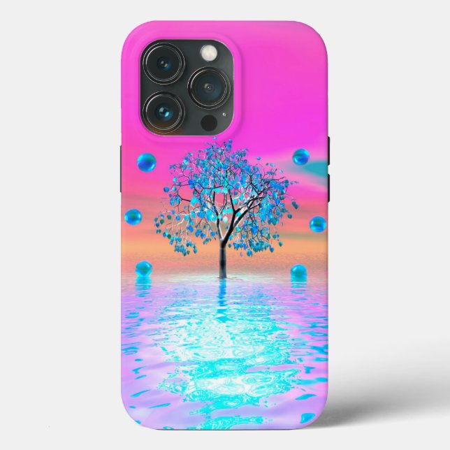 Crystal Tree Sunrise Case-Mate iPhone Hülle (Rückseite)