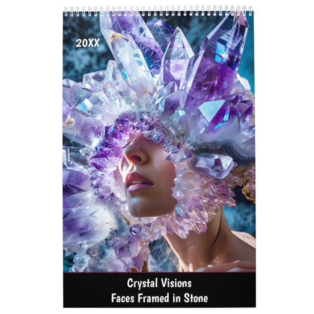 Crystal Visions – Faces Framed in Stone Kalender (Titelbild)