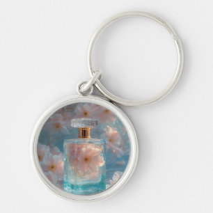 Crystal Zephyr - Airy Floral Aquamarine Keyring Schlüsselanhänger