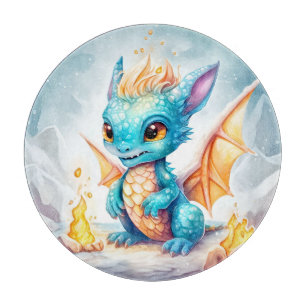 Crystalized Niedlich Baby Blue Dragon-68799 Schneidebrett