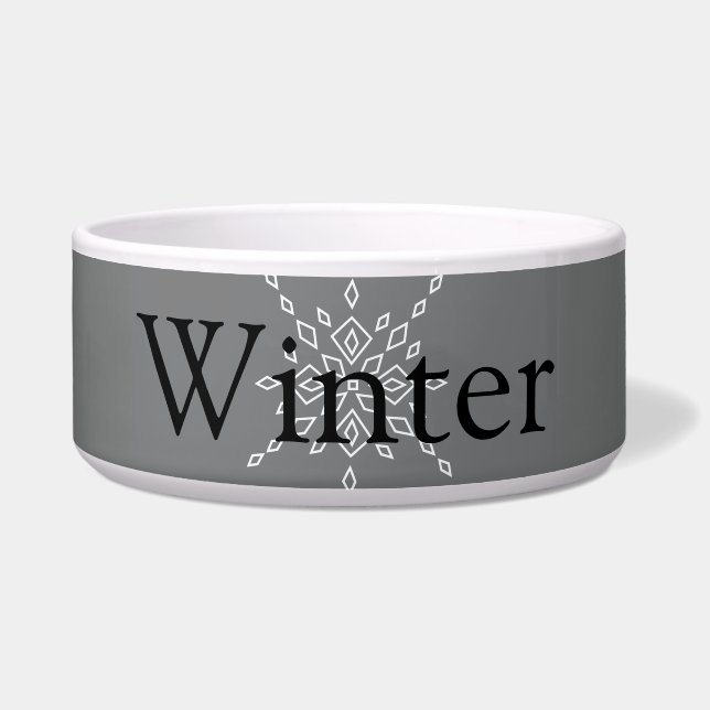 Crystalized Snowflake Napf (Vorderseite)