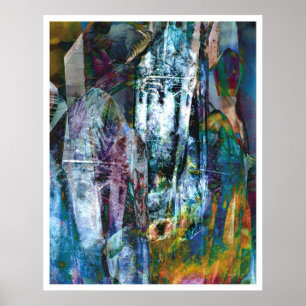 Crystalline Abstract 3 Poster