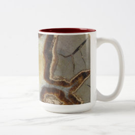 Crystallisiertes Gesteinsdesign Zweifarbige Tasse