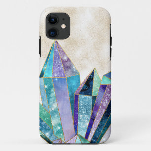 *~* Crystals Celestial Gold Star Dust Pastel Case-Mate iPhone Hülle