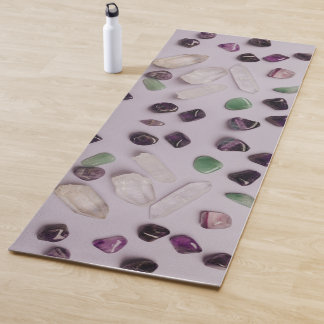 Crystals Gems Energy Vibes Design Yoga Mat Yogamatte