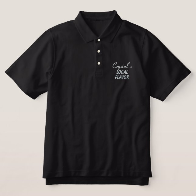 Crystal's Local Flavor Polo (Design Vorderseite)