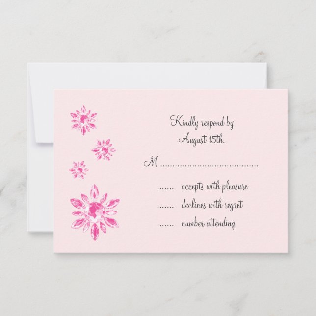 Crystal's Wedding RSVP (rose) (Devant)