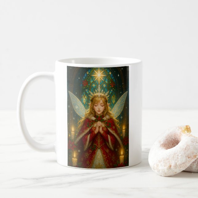 CS001_Charming Fairy - Christmas Edition #1 Kaffeetasse (Mit Donut)