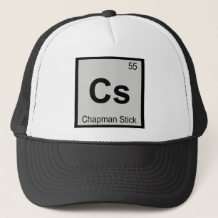 Cs - Chapman Stick Music Chemistry Periodic Table Truckerkappe
