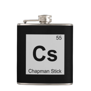 Cs - Chapman Stick Musik Chemie Periodensystem Flachmann