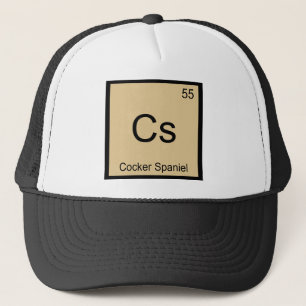 CS — Cocker Spanisch Chemie Element Symbol T-Shirt Truckerkappe
