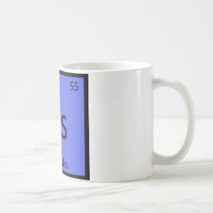 Cs - Coquilles Chemie Periodensystem-Symbol Kaffeetasse