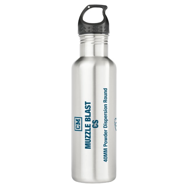 CS Gasflasche Edelstahlflasche (Vorderseite)