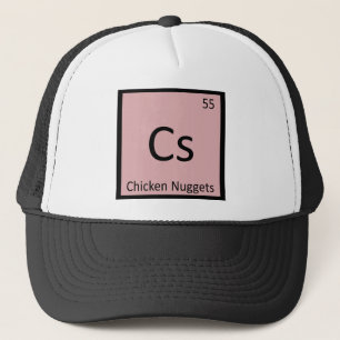 Cs - Huhn-Nugget-Aperitif-Chemie-Symbol Truckerkappe